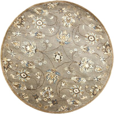 Gonsalves Oriental Handmade Tufted Wool Light Brown Area Rug -  Alcott HillÂ®, BBMT7919 41578836