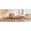 Lit plateforme tapissier simple avec tête et pied de lit en forme d'ours-1173548173