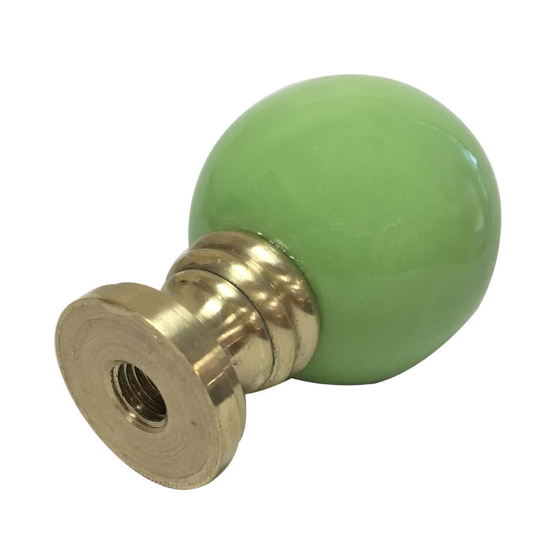 Faîteau de lampe sphérique en céramique, Vert