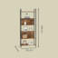 186cm H x 60cm W Steel Bookcase