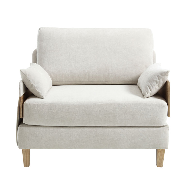 Fauteuil inclinable pliable pour canapé-lit, Beige
