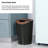 Plastic Open Waste Baskets - 2.3 Gallons