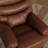 Global Home Swivel Glider Recliner with Manual Footrest In Oslo Pecan-1761736460