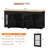 86.7" Double Dog Crates Furniture, Large Farmhouse Dog Kennel With 4 Drawers As Tv Stand, Heavy Duty Dog Cage For 2 Large Dogs-1505719328