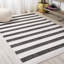 Tapis noir / crème Aveiro-1606665375