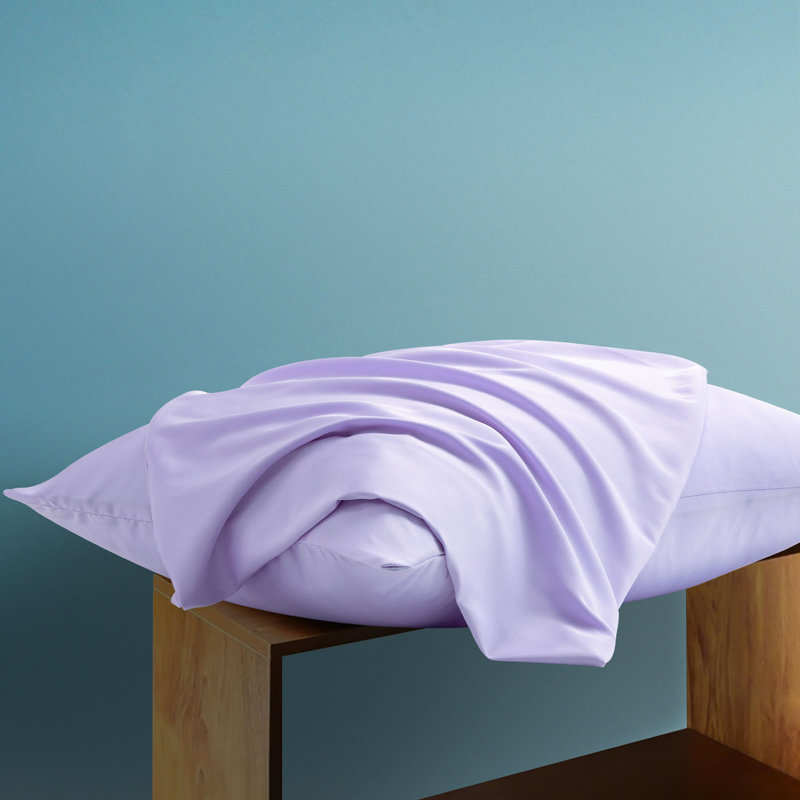 Silk Luxe Pillowcases (set of two), Queen Pillowcase, Lavender