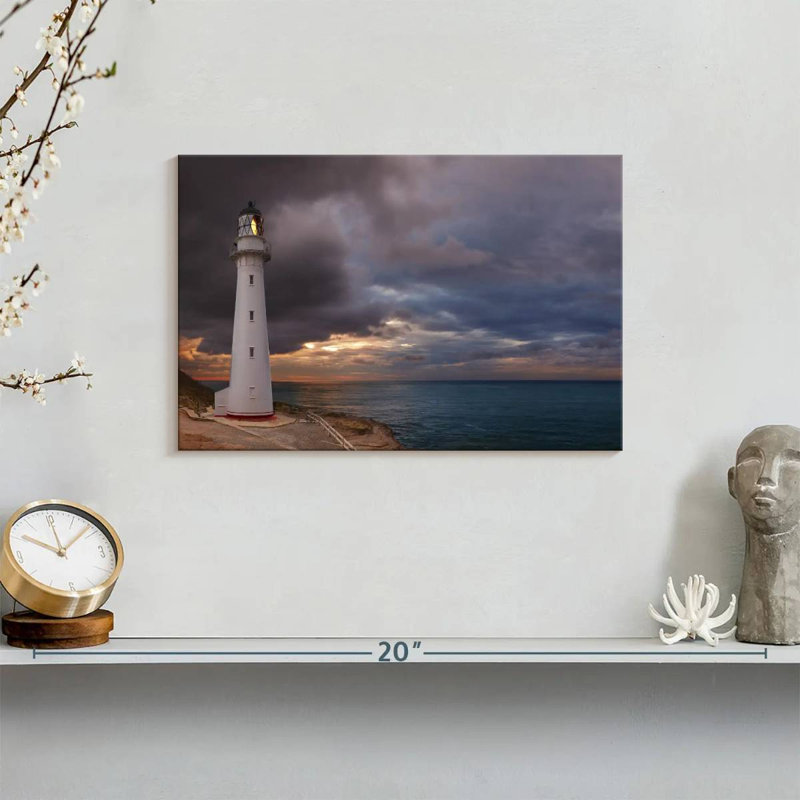 Aletra Castle Point Lighthouse, 8" H x 12" W