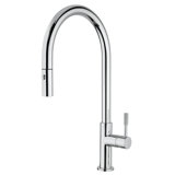 Neptune Pull Down Knurled Handle Slim Kitchen Faucet