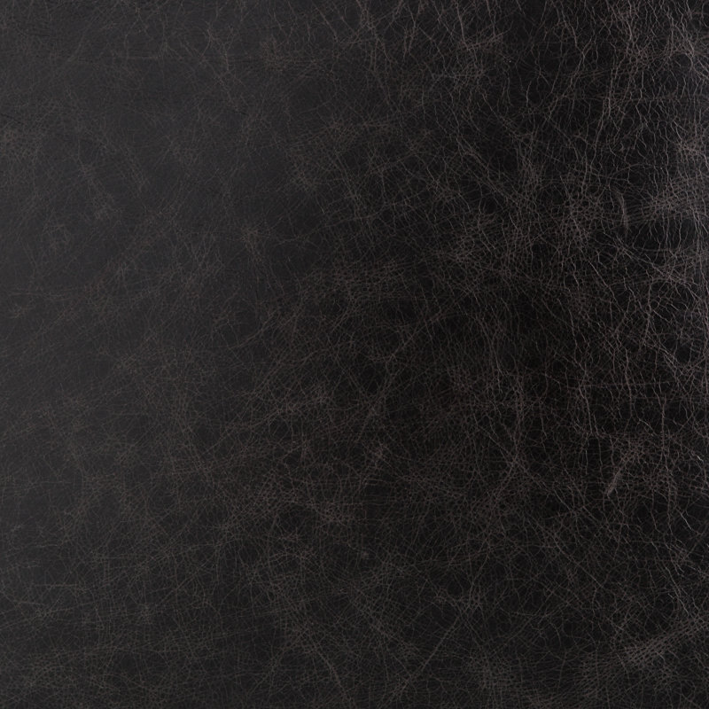 Batool Armchair, Black Genuine Leather