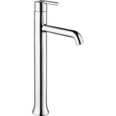 Trinsic Vessel Sink Chrome Bathroom Faucet, Single Hole Bathroom Sink Faucet for Vanity, Chrome
