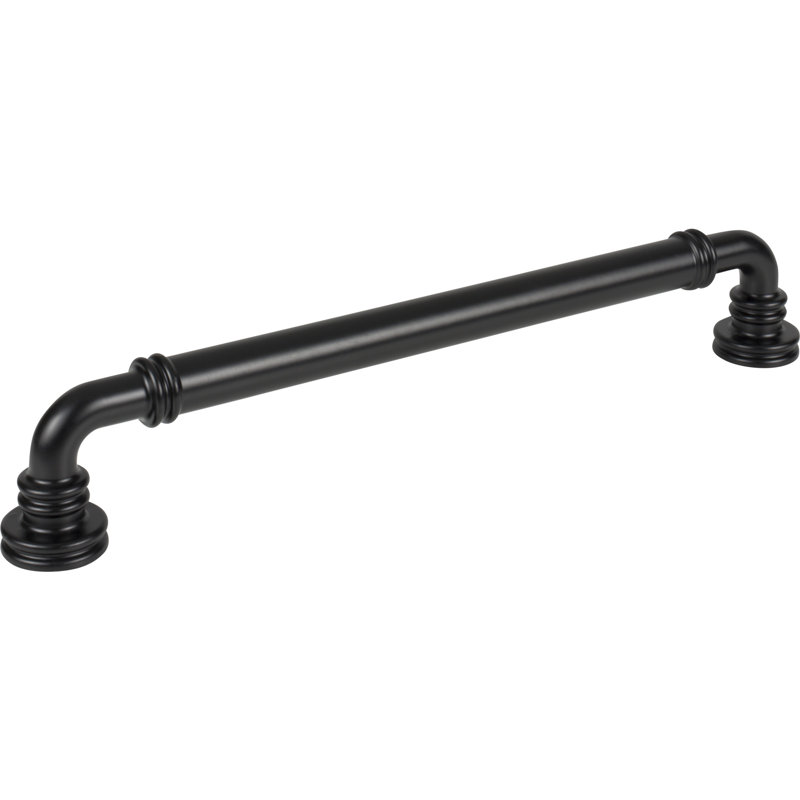 Cranford 12" Center to Center Appliance Pull, Flat Black, 12" Center to Center