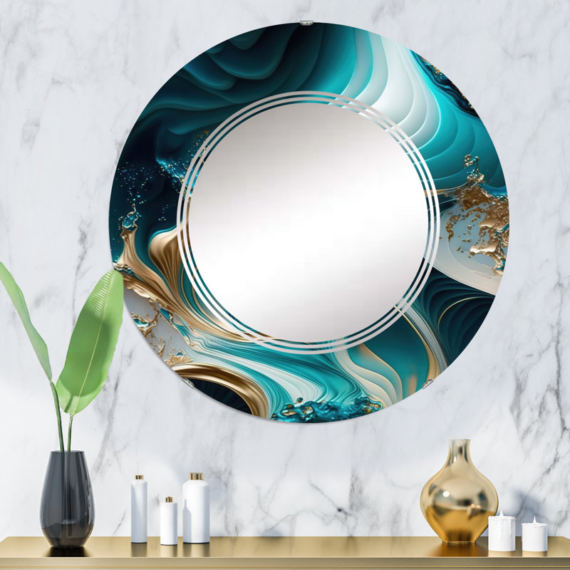 Miroir mural Raabia, 32 po x 32 po