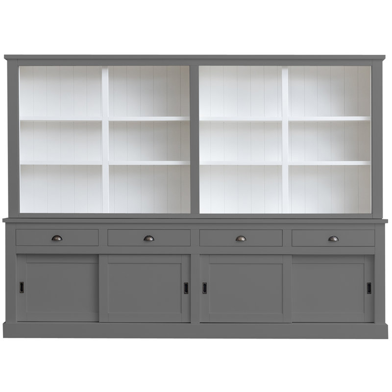 Byers Display Cabinet, Mouse Grey