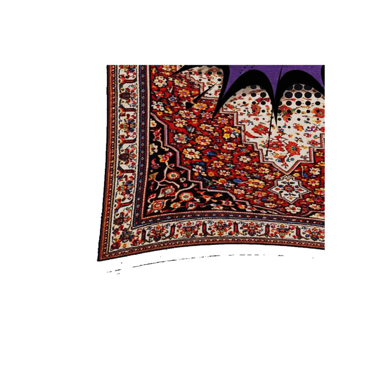 Tapis tissé crème Mosso, 3'3" x 4'11"