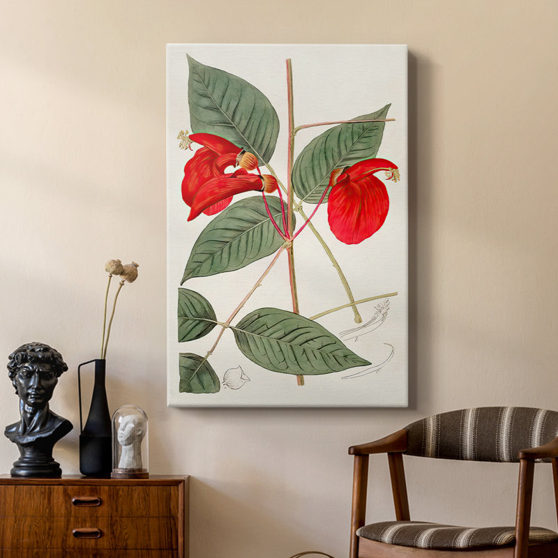 FloraOf TheTropics II - Cavas de galerie sur mesure, H 18 po x l 12 po