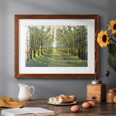 Forest Path encadré sur papier