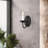 Maynes Steel Candle Wall Light-303994449
