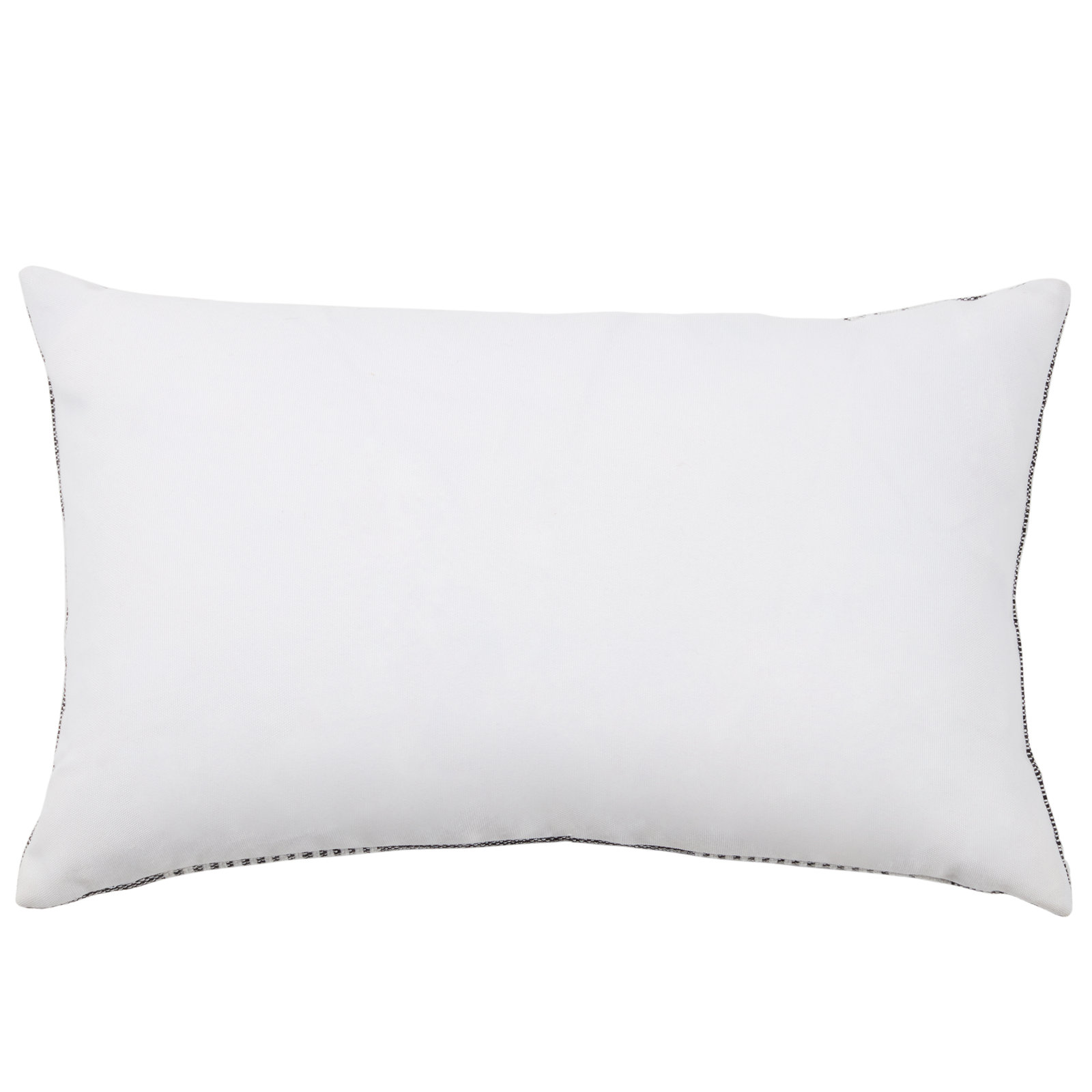 Aelin Pillow Cover, Pillow Cover Only - No Insert, Black/Cream