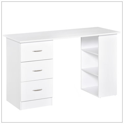Versatile Modern Computer Desk With Multiple Storage Options For Efficient Workspace