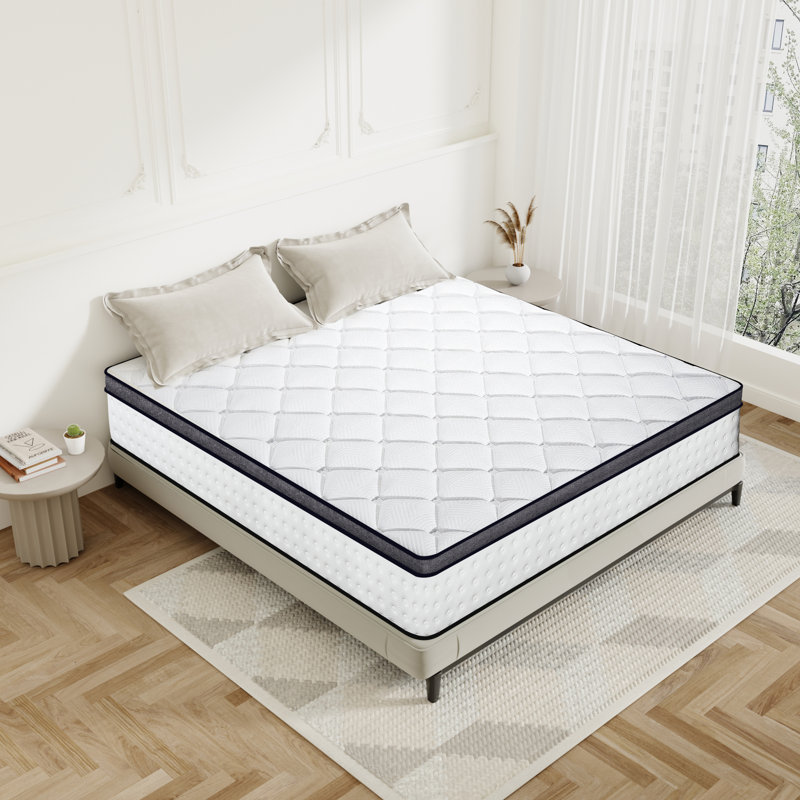 Medium Hybrid Mattress with Individually Pocket Springs, 12", Queen
