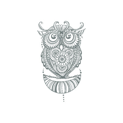 Décalcomanie murale hibou Shelia