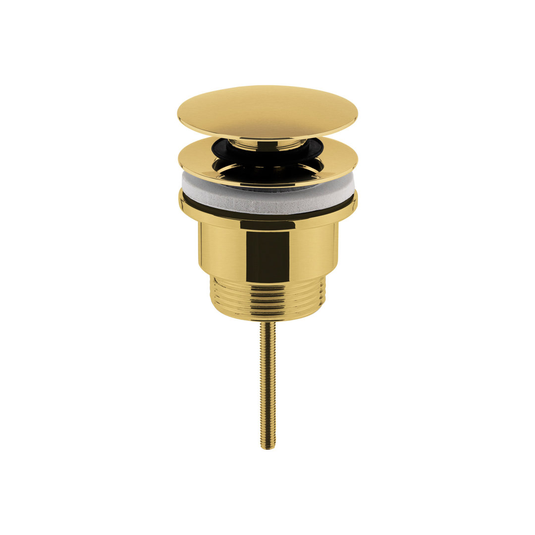 Old London Brushed Brass Universal Push Button Basin Waste | | 63Mm X 110Mm X 63Mm - Image 5