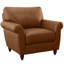 Ensemble de canapé et de deux chaises 100% cuir fleur Buxton-1231152684
