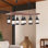 Lustre en bois 8 lumières à intensité variable de 8 po de hauteur