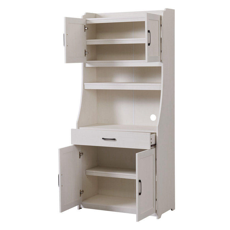 71.3'' Kitchen Pantry, Antique White