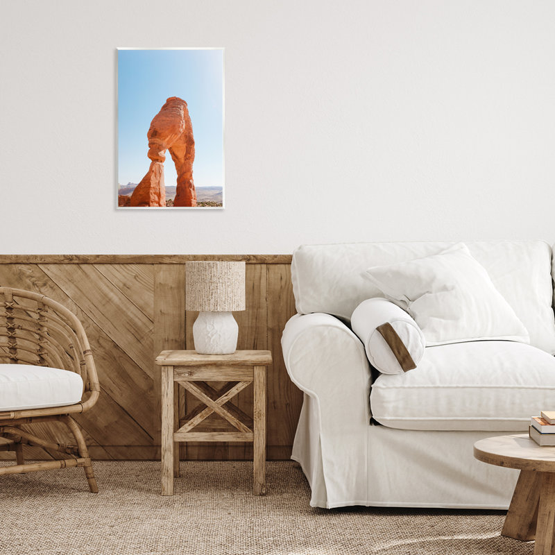 Plaque murale Natural Desert Archway, design par Jade Sharp Photo, H 15 po x l 10 po