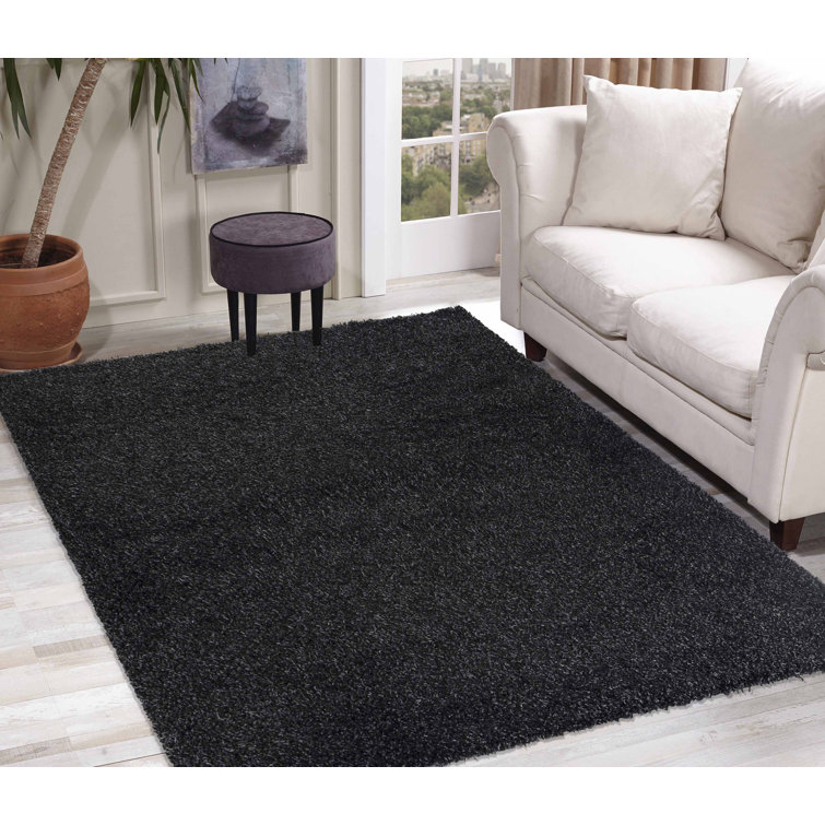 Esterly Solid Colour Shag Area Rug