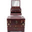 Vintage Wooden 'North Star' Jewellery Box