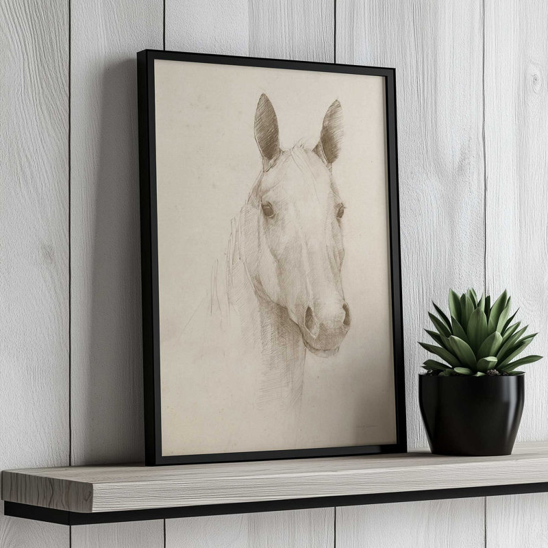 «Romeo sur papier vieilli» par Avery Tillmon, reproduction d'art, H 30 po x l 20 po, Brun
