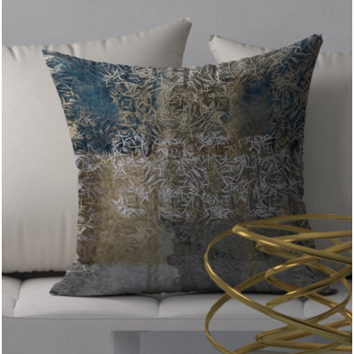 Housse de coussin décorative carrée leads
