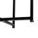 Hampstead Collection End Table - Modern Laminate Accent Table with Crisscross Frame