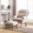 Gesualdo Tufted Armchair and Ottoman-1755733677