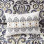 Courtepointe 6 pièces avec coussins décoratifs en bleu marine / brun clair, double / grand. Courtepointe moderne à motif cachemire 100% microfibre. Revers brossé. 2 taies décoratives assorties, 3 coussins décoratifs. Lavable à la machine et réversible-119379833