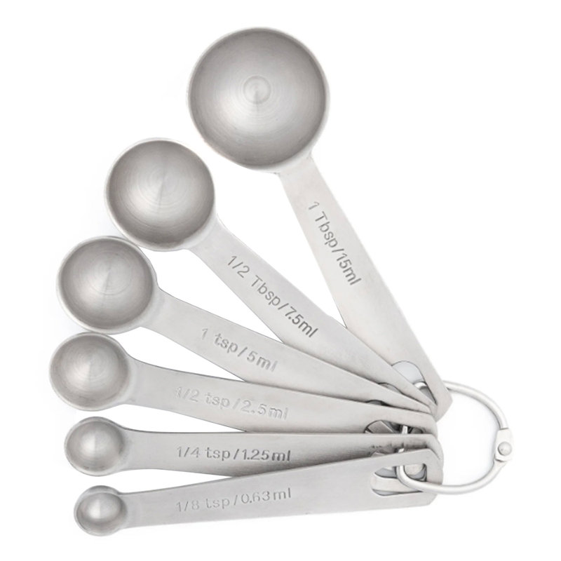 Ensemble de 6 cuillères doseuses en acier inoxydable Better Houseware