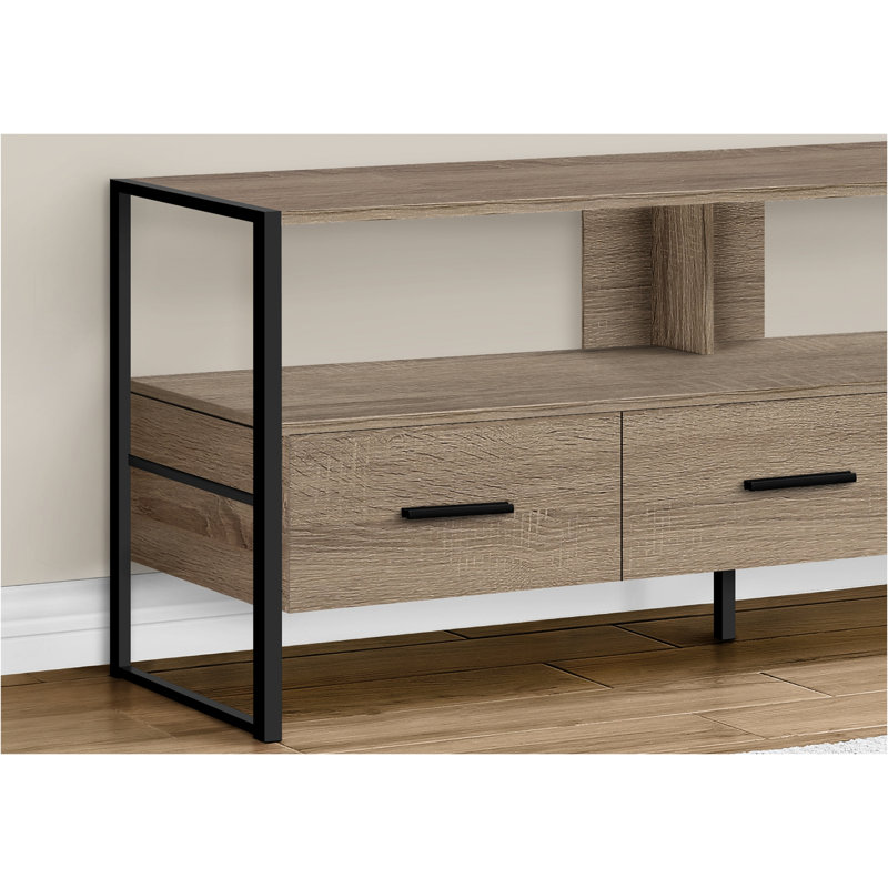 Aija TV Stand for TVs, Taupe