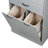 Bathroom Storage Cabinet With Two Laundry Baskets-1192424795