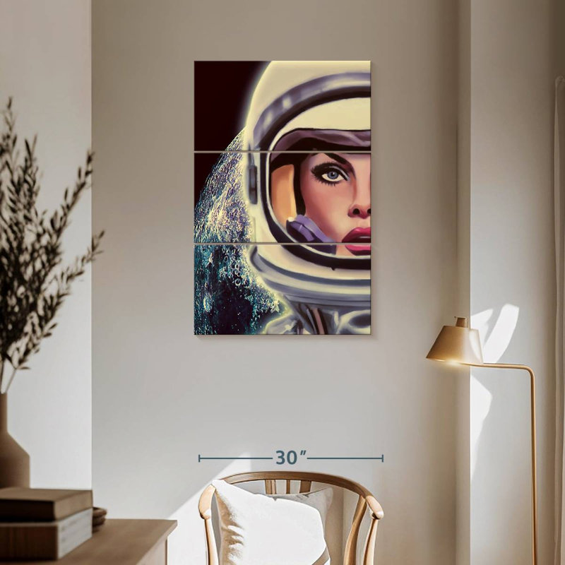 Oberle Le Cosmonaute, 57" H x 36" W