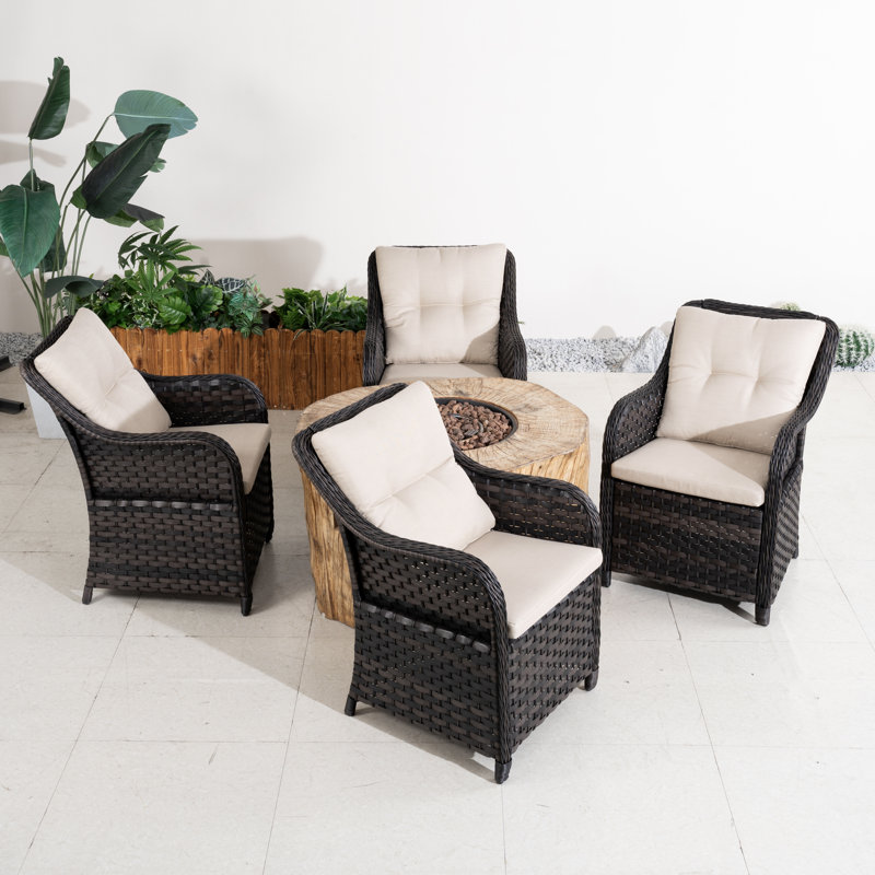 Gather Around The Light: 5-Piece Fire Pit Conversation Set
