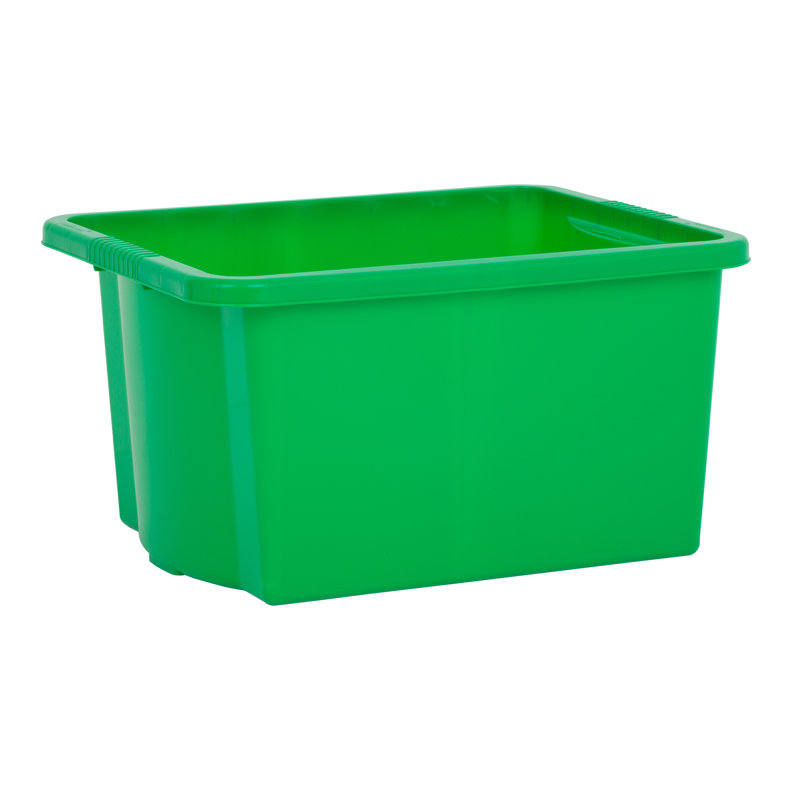 Stack & Store Box, 35 qt, Green