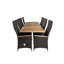 Navya 8 - Person Patio Dining Set with Extendable Rectangular Table , Cushions Included