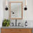 Wooden Frame Wall Mirror