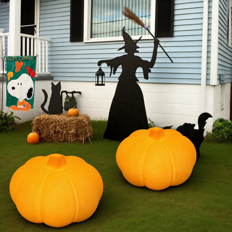 Outdoor Solar Halloween Pumpkin Lantern Light