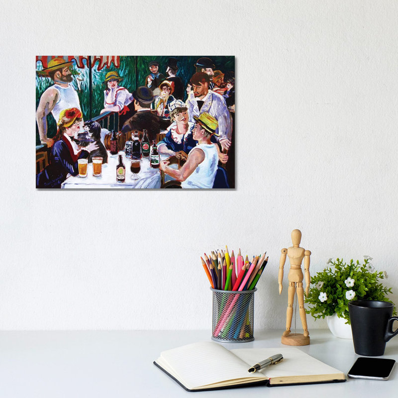 Tasting Of The Beer Party by Scott Clendaniel - No Frame Gallery-Wrapped Canvas Giclée on Canvas, 20.32cm H x 30.48cm W