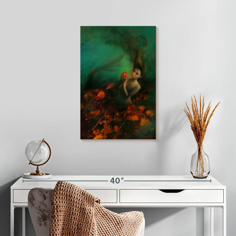 Kelan Enchanting Tangerine, 24" H x 16" W