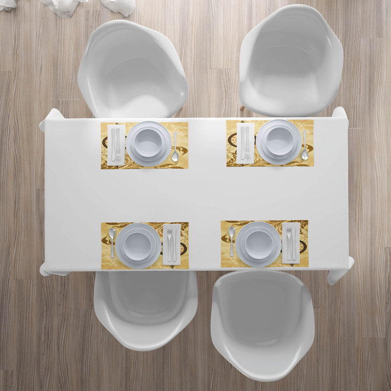 Polyester Abstract Rectangle Placemat