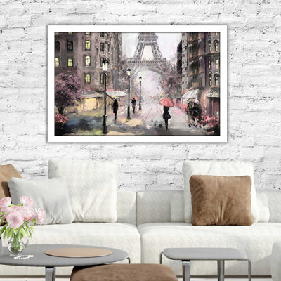 «Paris Streets II», reproduction encadrée